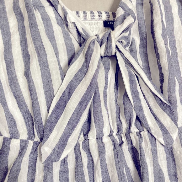 Torrid Stripped Midi Peplum Tank Top - Picture 8 of 12